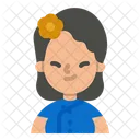 Chinese Woman  Icon