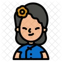 Chinese Woman  Icon
