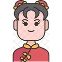 Chinese Woman  Icon