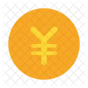 Chinese Yuan Coin Money Icon