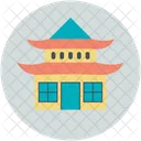 Chinesisch Haus Anbetung Symbol