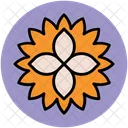 Chinesisch Blume Dekorativ Symbol