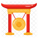 Chinesischer Gong  Symbol