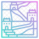 Chinesische Mauer  Symbol