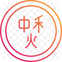 Chinesische Münze  Symbol