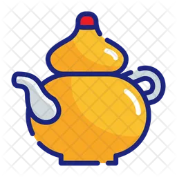 Chinesische teekanne  Symbol