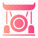 Chinesischer Gong  Symbol