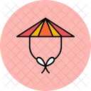 Chinesischer hut  Icon