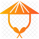 Chinesischer hut  Symbol