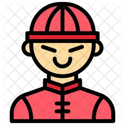 Chinesischer Mann  Symbol