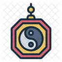 Chinesisches Amulett Schutz Yin Yang Symbol