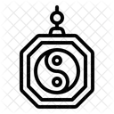 Chinesisches Amulett Schutz Yin Yang Symbol