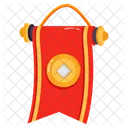 Chinesisches fahnenbanner  Symbol