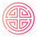 Chinesisches Symbol Chinesisches Neujahr Traditionell Symbol