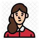 Chino Chica Mujer Icono