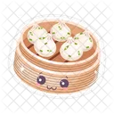 Dim sum chino lindo  Icono