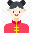 Chino Chica China Chica Icono