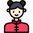 Chino Chica China Chica Icono
