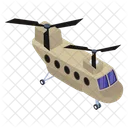 Militarhubschrauber Armeehubschrauber Armeetransporter Symbol