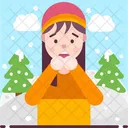 Chionophobia Fear Of Snow Icon