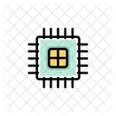 Computer Chip Microchip Icon