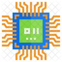 Chip Processor Circuit Icon
