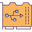 Chip Controller Usb Icon