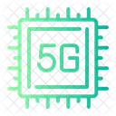 5 G Chip Processor Icon
