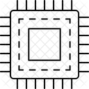 Chip De Computadora Cpu Circuito Integrado Icono
