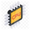 Chip De Cpu Unidad Central De Procesamiento Microprocesador Icon