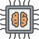 Chip de IA digital  Icon