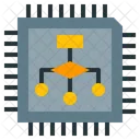 Algoritmo Inteligencia Artificial Ai Chip Icono