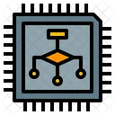 Chip de IA  Icono