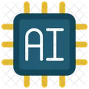 Chip Ai Cpu Robotica Icono