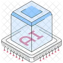 Chip De Inteligencia Artificial Microprocesador Microchip Icono