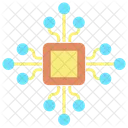Chip Ai Chip De Inteligencia Artificial Chip De Inteligencia Icono