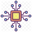 Chip Ai Chip De Inteligencia Artificial Chip De Inteligencia Icono
