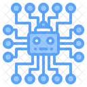 Chip De Inteligencia Artificial Chip Ai Procesador Ai Icono