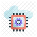 Chip de nube  Icono