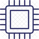 Chip De Processador Circuito Integrado Chip De Computador Ícone
