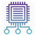 Chip De Rede Chip De Rede Chipset Ícone