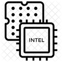 Chip De Processador Circuito Integrado Chip De Computador Ícone