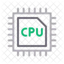 CPU Chip Processador Ícone