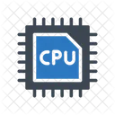 CPU Chip Processador Icono