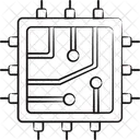 Chip Processor Microchip Icon