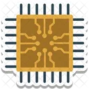 Chip De Procesador Microchip Chip De Computadora Icono