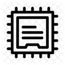 Procesador Unidad De Procesamiento De Computadora CPU Icon