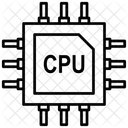 Chip De Processador Circuito Integrado Chip De Computador Ícone
