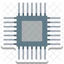 Chip Del Processore Microchip Chip Del Computer Icon