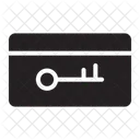 Chipkarte Turkarte Schlusselkarte Symbol